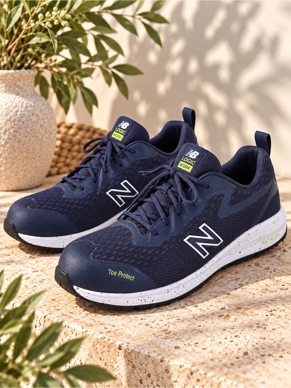 New Balance Logic Composite Toe Work Shoes Navy Men’s 10.5 NWOB #52